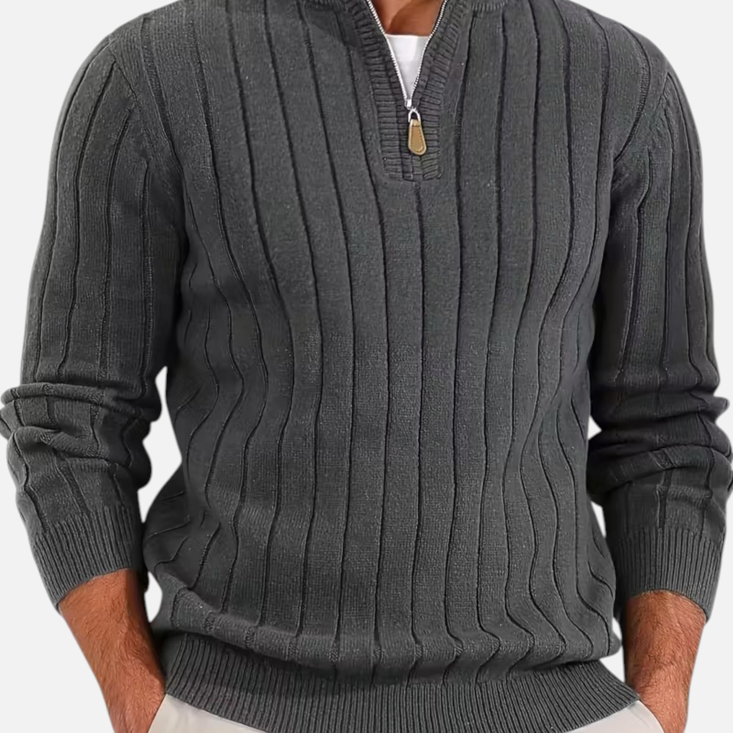Célouris | Men’s Half-Zip Stand-Collar Pullover